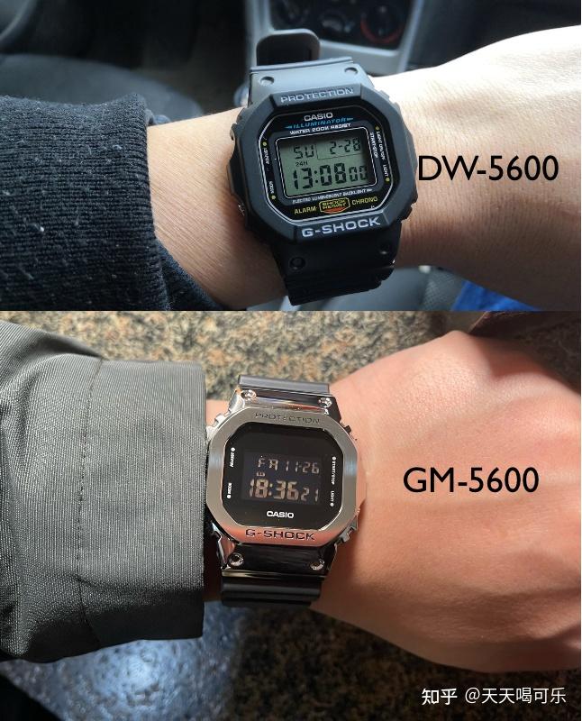 卡西欧自拍神器会涨价?_DW-5600 vs GW-B5600_卡西欧小方块型号对比