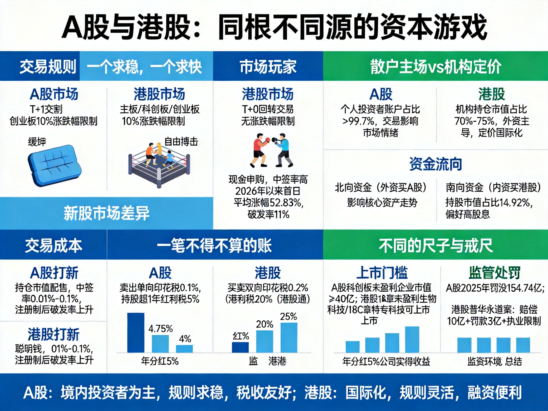 A股港股差异_港股的创业板是什么开头_交易规则对比