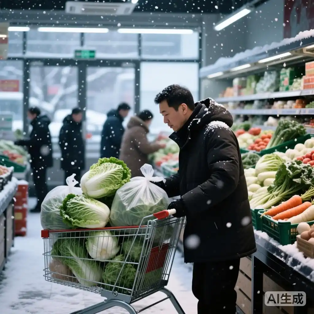 担心未来挨饿囤积心理_雪天超市囤菜习惯_为什么一下雪菜价上涨