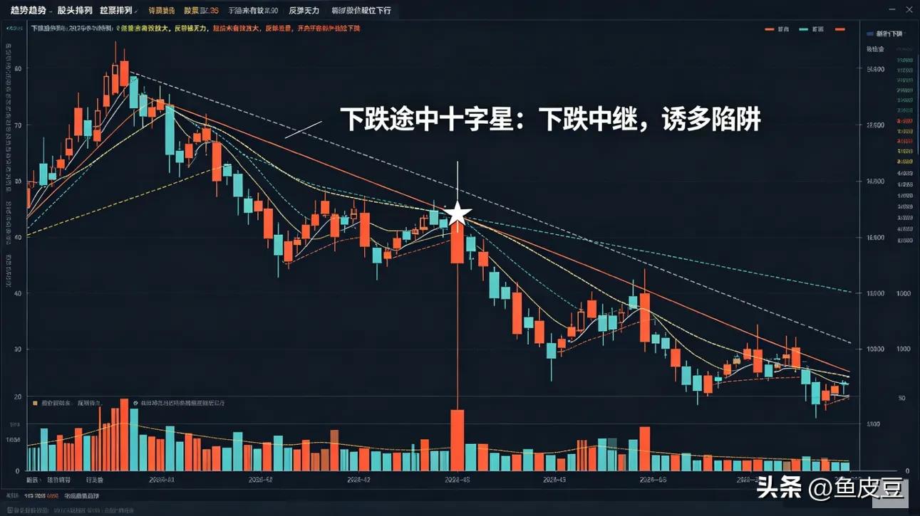 低位十字星_高位十字星_下跌中的阴十字星